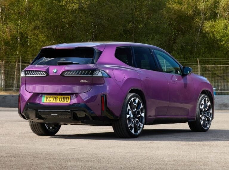 This BMW iX3 With Individual Purple Paint Is Hard To Ignore
