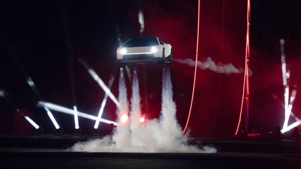 Tesla's Flying Roadster Could Attempt The Jump That Even Evel Knievel Failed