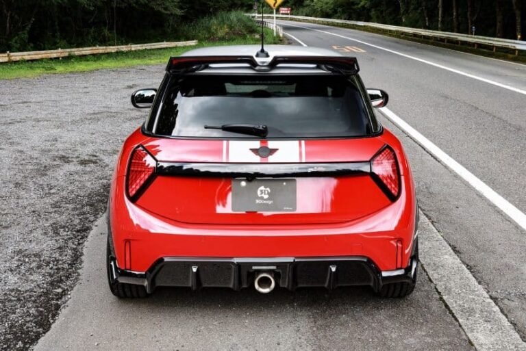 The F66 MINI JCW Gets 3DDesign’s Most Aggressive MINI Aero Kit Yet