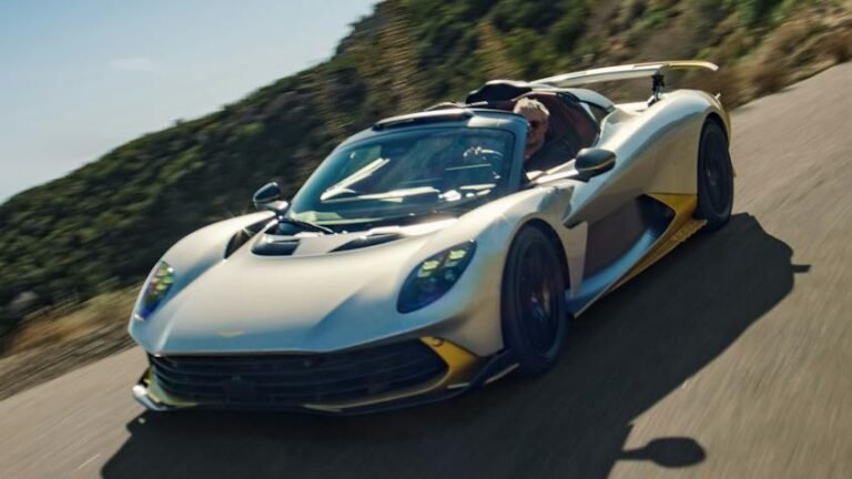 New Aston Martin Valhalla Spider is a very British 217mph convertible