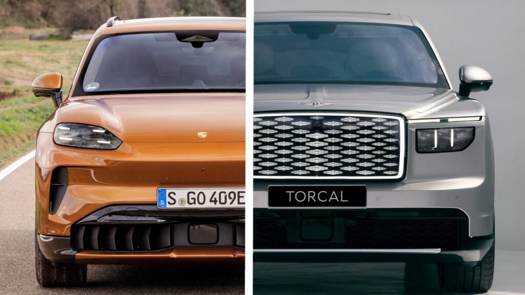 Less Power, Bigger Price, Same Platform: Bentley Torcal Vs. Porsche Cayenne EV