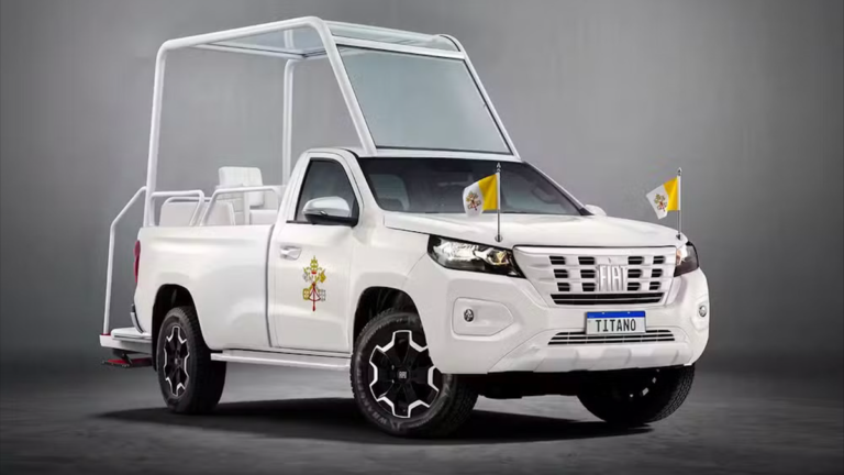 Pope Leo XIV’s New Fiat Popemobile Skips the Bulletproof Glass Box