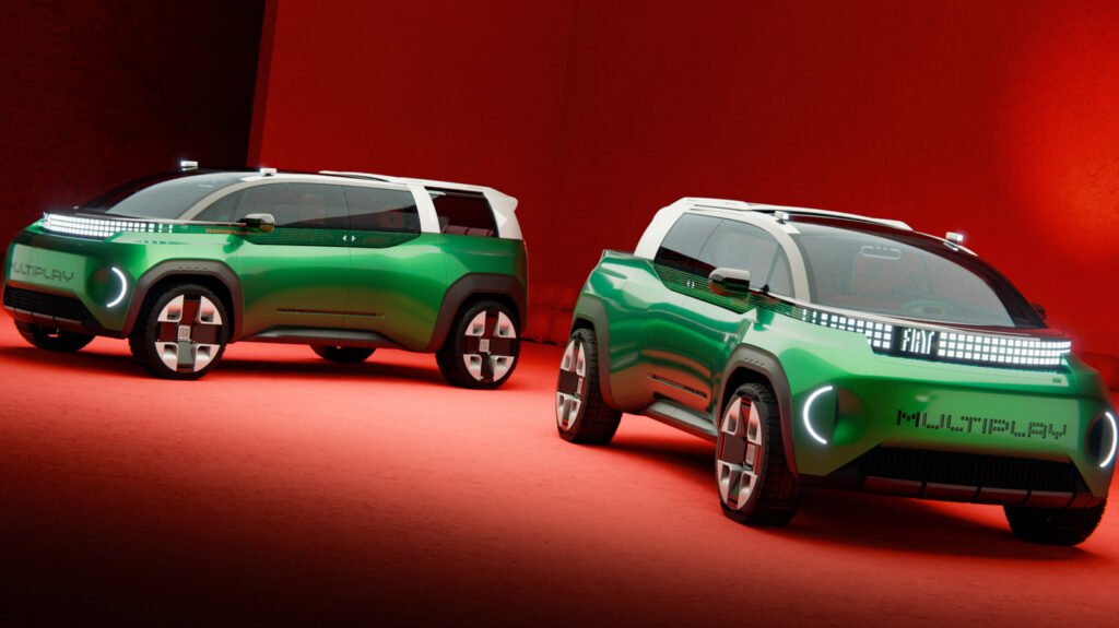 Fiat Multiplay Concept Is A Wacky Watermelon-Inspired Wagon-Up Truck That We're Smitten With