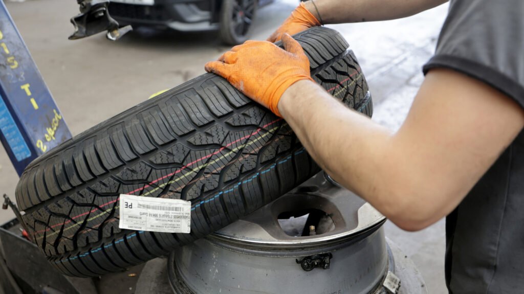 The Reason New Tires Have Colored Stripes On The Tread
