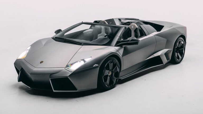 The Ultra-Rare Lamborghini Reventon Roadster Is A Jet Fighter On Wheels