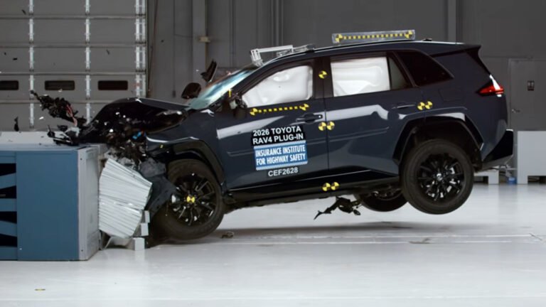 2026 Audi Q3 And Toyota RAV4 PHEV Underperform In IIHS Updated Moderate Overlap Crash Test