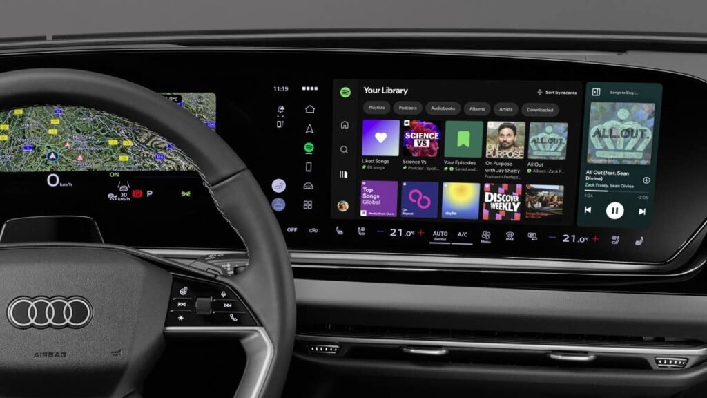 Audi's New Spotify App Does Something Tesla's Version Doesn't