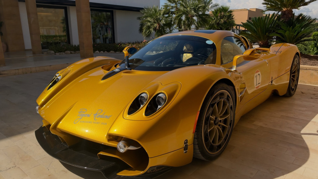Aston Martin Said No, So This Pagani Got Gold and Moon Dust