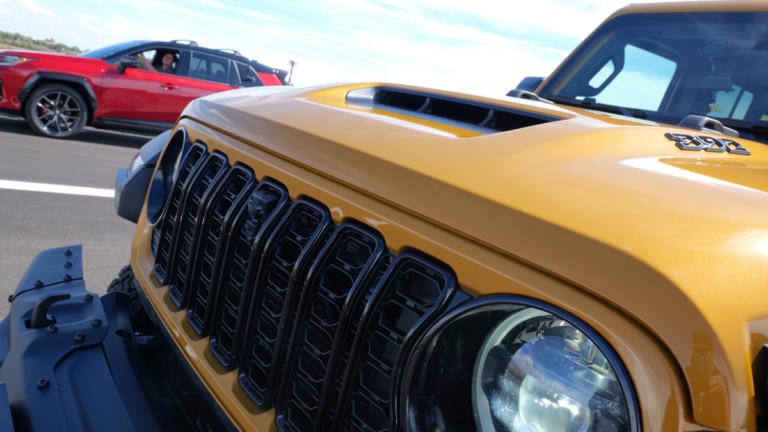 WATCH: Toyota RAV4 PHEV Beats 470-HP V8 Jeep Wrangler in a Drag Race