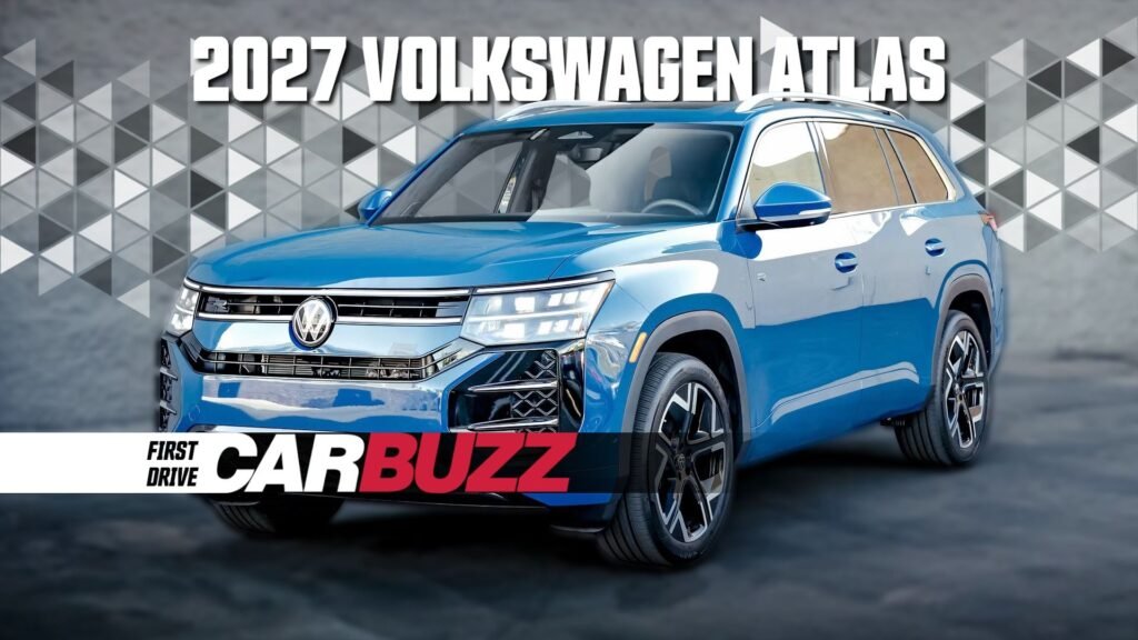 Three Rows, Big Tech, Strong Engine: 2027 VW Atlas Is Back To Its Best